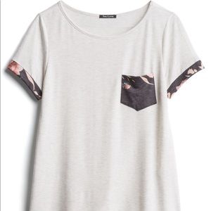 Stitch Fix Pink Clover Tamaira Pocket Knit Top